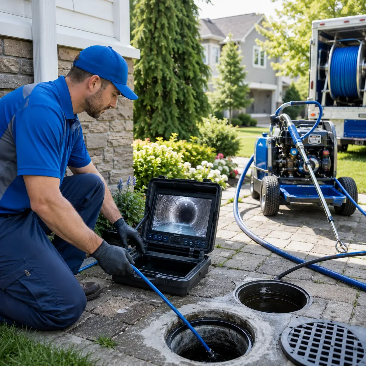 Outdoor drain cleaning professionals serving Yettem, CA